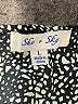 She + Sky 100% Polyester Print Black Romper Size L - photo 4