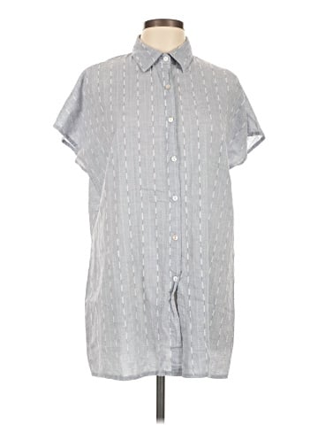 Solitaire Short Sleeve Button-Down Shirt (view 1)