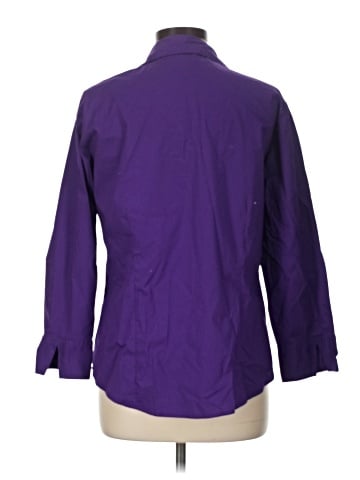 Riders by Lee 3/4 Sleeve Button-Down Shirt (view 2)