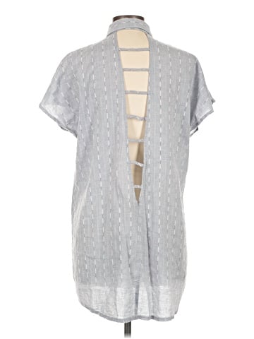Solitaire Short Sleeve Button-Down Shirt (view 2)