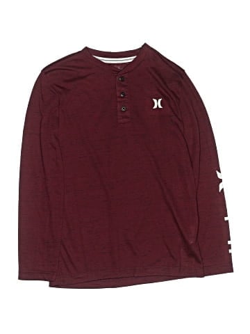 Hurley Long Sleeve Henley (view 1)