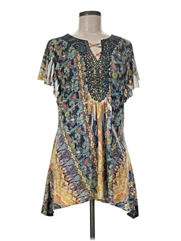 One World Short Sleeve Blouse (view 1)