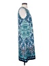 Max Studio Paisley Blue Casual Dress Size S - photo 4