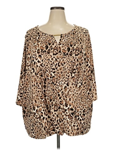 Catherines 3/4 Sleeve Blouse (view 1)