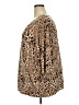Catherines Animal Print Brown 3/4 Sleeve Blouse Size 3X - photo 5