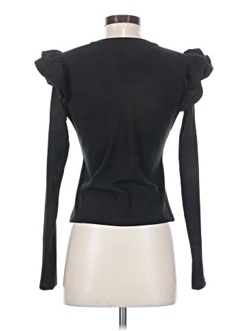 Aqua Long Sleeve Top (view 2)