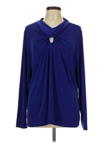 Susan Graver Long Sleeve Blouse (view 1)