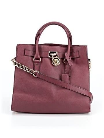 MICHAEL Michael Kors Leather Satchel (view 1)