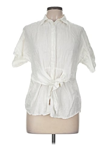 Lauren by Ralph Lauren Short Sleeve Blouse (view 1)