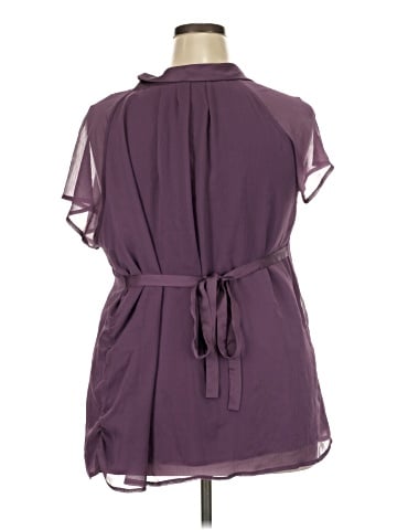 Worthington Short Sleeve Blouse (view 2)