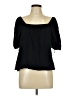 Old Navy Black 3/4 Sleeve Blouse Size L (tall) - photo 1