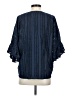 Devlin 100% Polyester Blue 3/4 Sleeve Blouse Size S - photo 2
