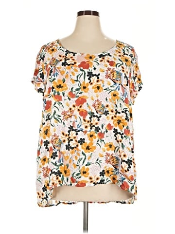 Jones & Co Short Sleeve Blouse (view 1)