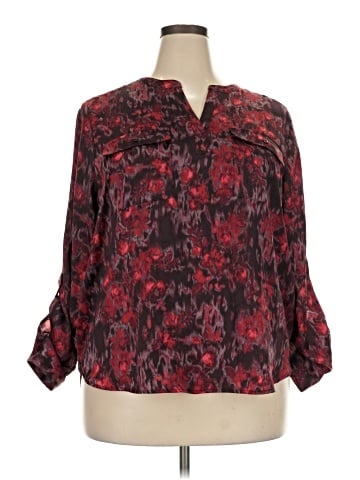 Simply Vera Vera Wang 3/4 Sleeve Blouse (view 1)