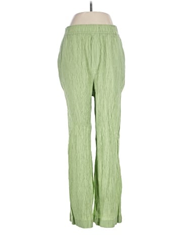 Madewell Crinkled Crepe Straight-Leg Crop Pants (view 1)