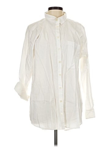 Ann Taylor LOFT 3/4 Sleeve Button-Down Shirt (view 1)