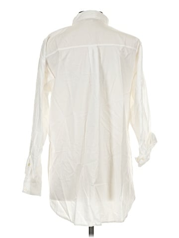 Ann Taylor LOFT 3/4 Sleeve Button-Down Shirt (view 2)
