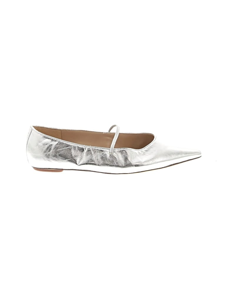 Pre-owned Sam Edelman Flats In Silver