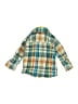 Carter's Plaid Teal Long Sleeve Button-Down Shirt 9-12 MO / 12 MO - photo 2