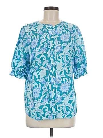 Croft & Barrow Short Sleeve Blouse (view 1)