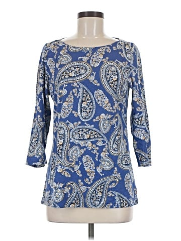 Croft & Barrow 3/4 Sleeve Blouse (view 1)