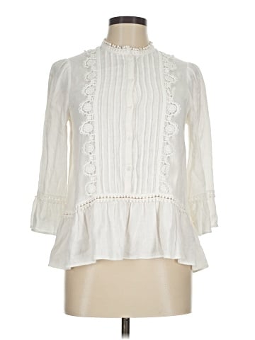 Max Studio 3/4 Sleeve Blouse (view 1)