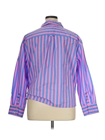 Talbots 3/4 Sleeve Button-Down Shirt (view 2)