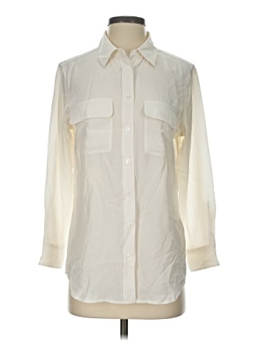 Equipment 3/4 Sleeve Button-Down Shirt (view 1)