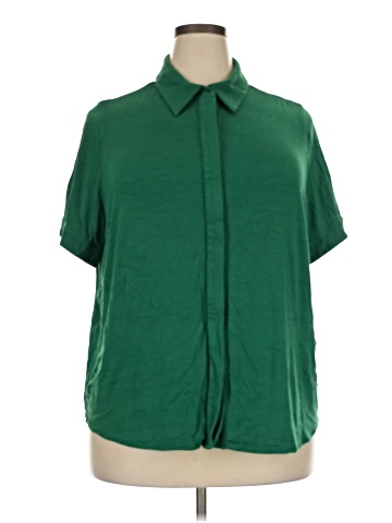 Universal Standard Short Sleeve Blouse (view 1)