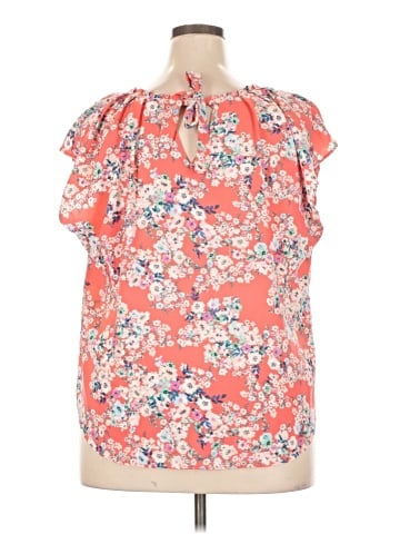 LC Lauren Conrad Short Sleeve Blouse (view 2)