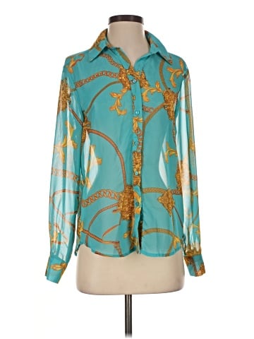 Timing Long Sleeve Blouse (view 1)