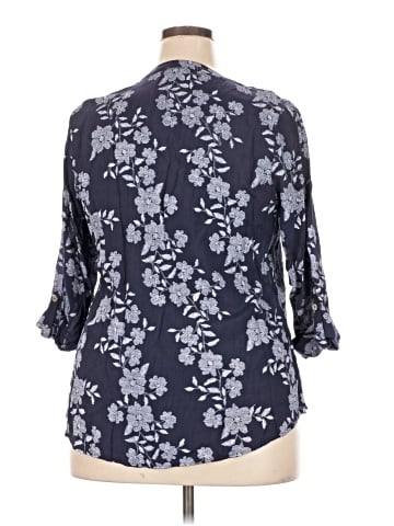 Sara Michelle 3/4 Sleeve Blouse (view 2)