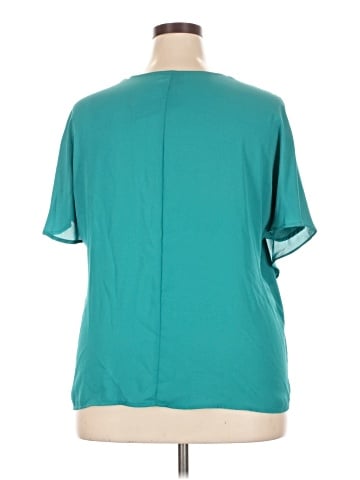 Worthington Short Sleeve Blouse (view 2)