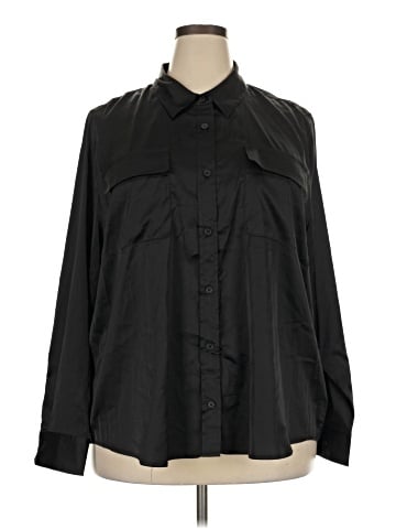 Equipment Long Sleeve Button-Down Shirt (view 1)