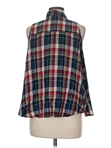 Express Sleeveless Button-Down Shirt (view 2)