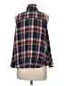 Express Plaid Burgundy Sleeveless Button-Down Shirt Size M - photo 2
