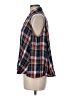 Express Plaid Burgundy Sleeveless Button-Down Shirt Size M - photo 5