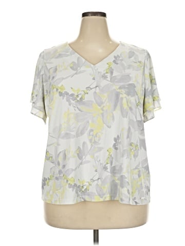 Calvin Klein Short Sleeve Blouse (view 1)