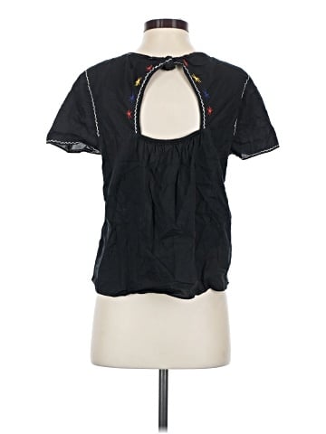 Madewell Embroidered Tie-Back Cutout Top (view 2)