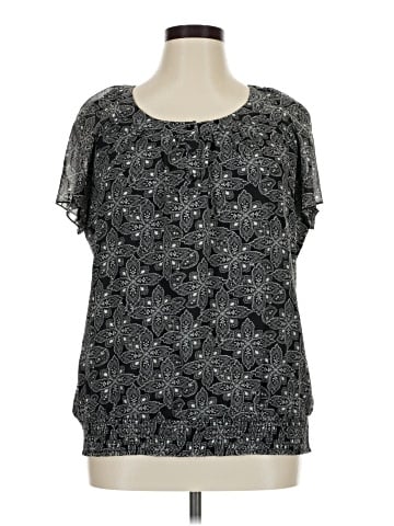 Apt. 9 Short Sleeve Blouse (view 1)