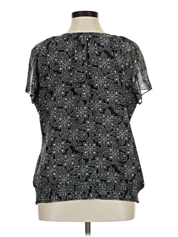Apt. 9 Short Sleeve Blouse (view 2)