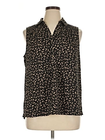 Dana Buchman Sleeveless Button-Down Shirt (view 1)