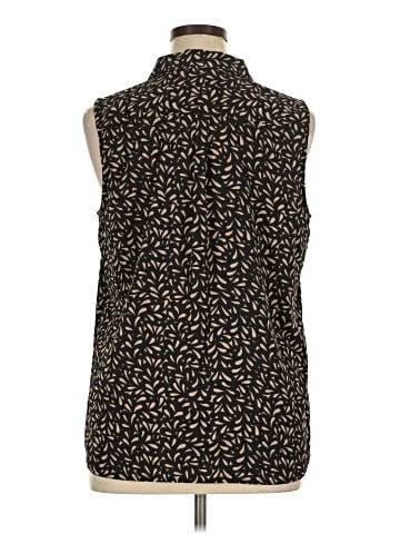 Dana Buchman Sleeveless Button-Down Shirt (view 2)