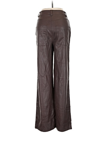 Topshop Faux Leather Pants (view 2)
