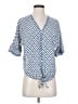Max Studio Blue Short Sleeve Blouse Size S - photo 1