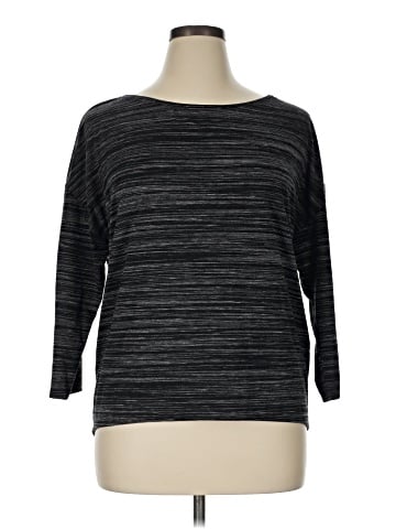White House Black Market 3/4 Sleeve T-Shirt (view 1)