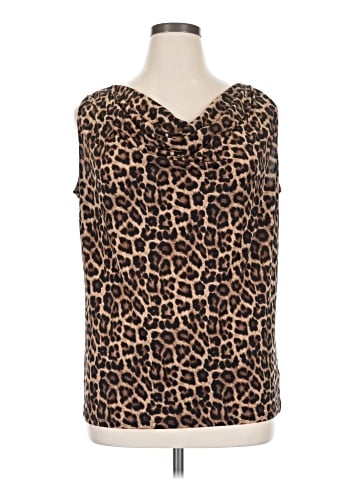 MICHAEL Michael Kors Sleeveless Blouse (view 1)