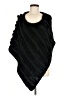 J. McLaughlin 100% Polyester Black Poncho One size - photo 1