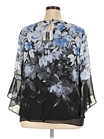 Kasper 3/4 Sleeve Blouse (view 2)