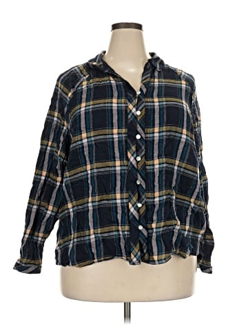 J.Jill 3/4 Sleeve Button-Down Shirt (view 1)